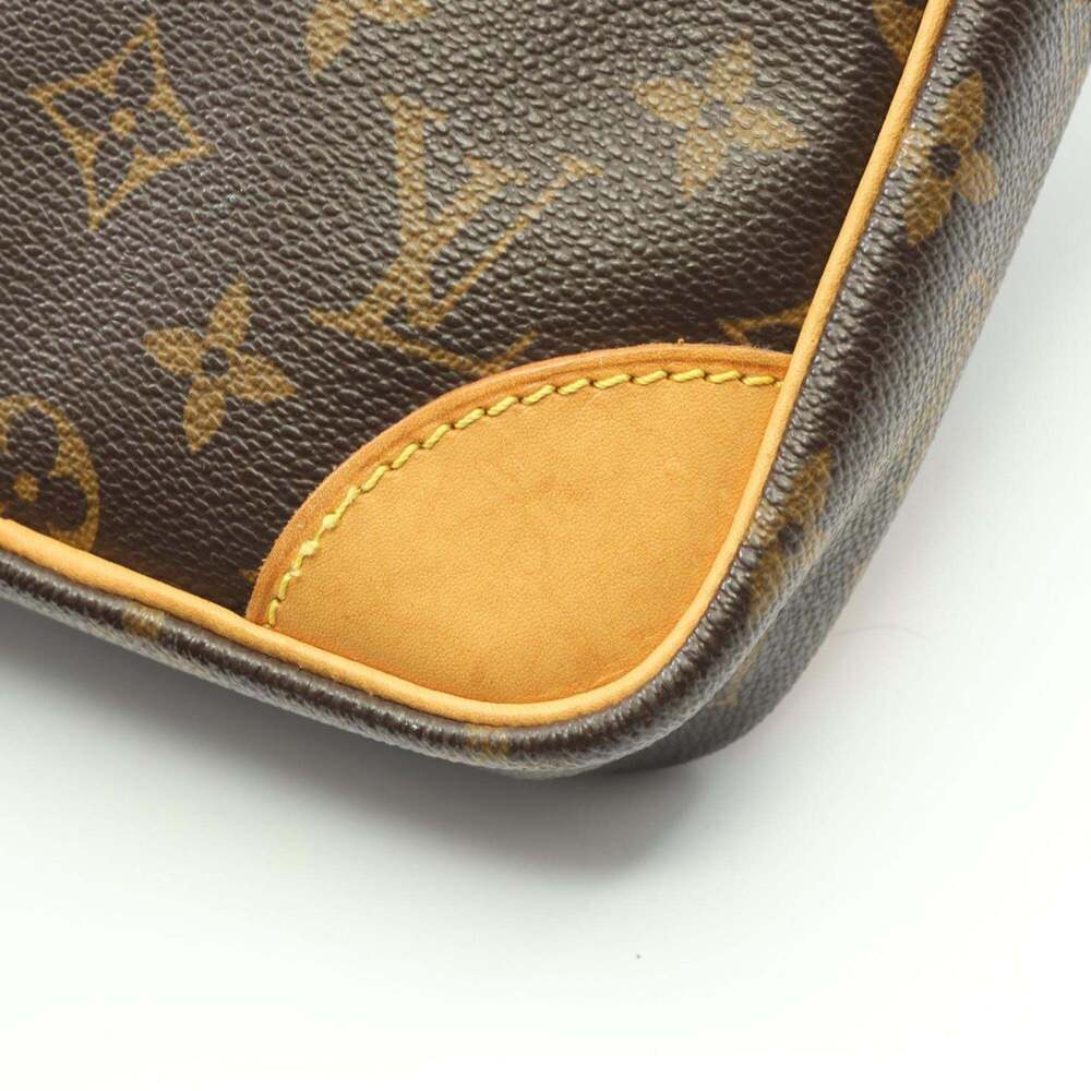 LOUIS VUITTON Brown Monogram Leather Shoulder Bag - Picture 6 of 12
